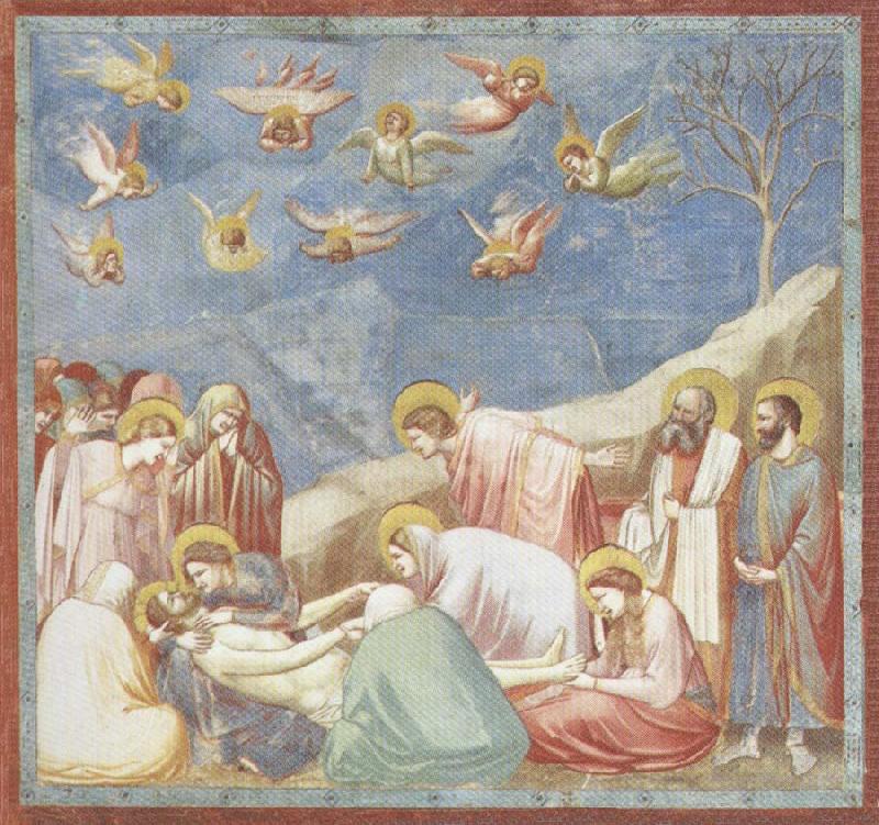 GIOTTO di Bondone Lamentation over the Dead Christ oil painting image